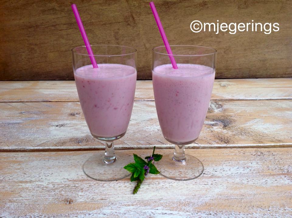 recept aarbeienmilkshake gezond afvallen gewichtsconsulent Deurne