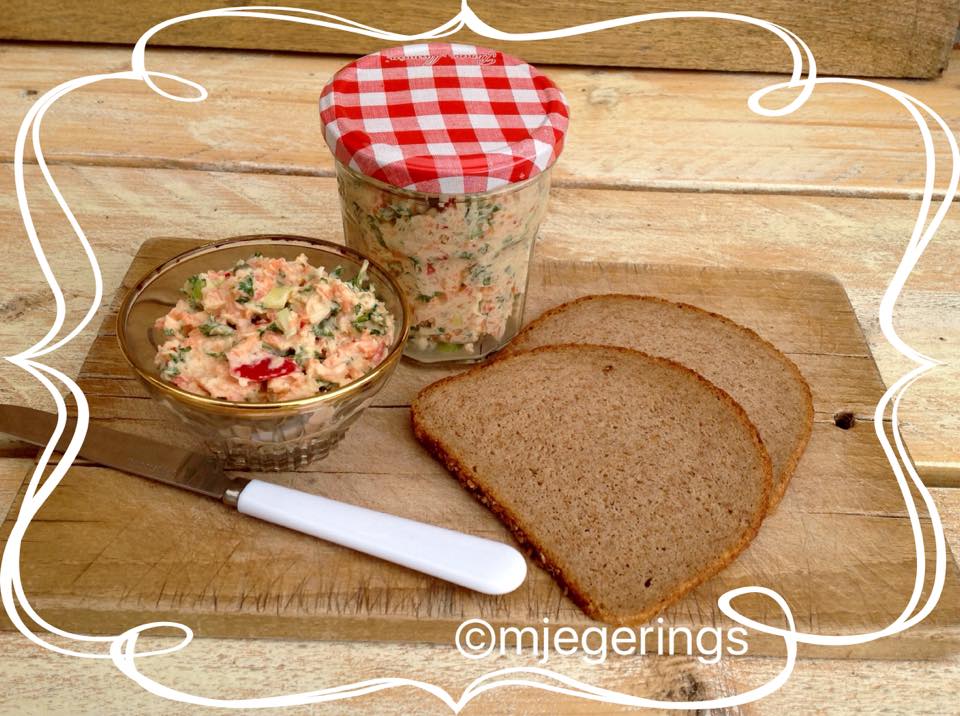 recept sandwichspread gezonde lunch afvallen deurne mieke jegerings