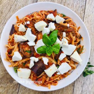 Pasta alla norma gezond gerecept afvallen in deurne